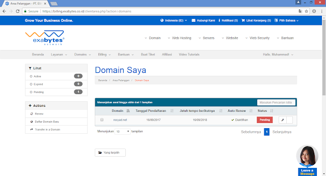 Cara Daftar Domain .Net Gratis Terbaru