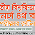 Honours 4th year exam routine 2019 National University, Bangladesh