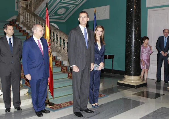 King Felipe and Queen Letizia meet with representatives of associations and foundations of victims of terrorism