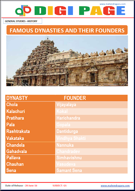 Digi Page-Dynasties and Their Founders Digi Page-Dynasties and Their Founders