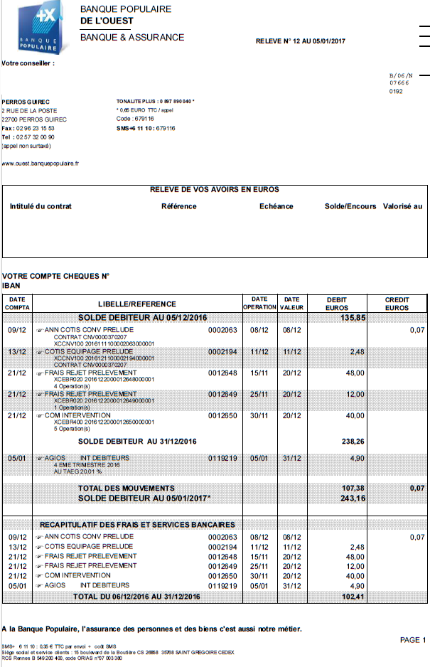 APLOMB Frais bancaires abusifs 06 08 85 35 47: La Banque Populaire de l ...