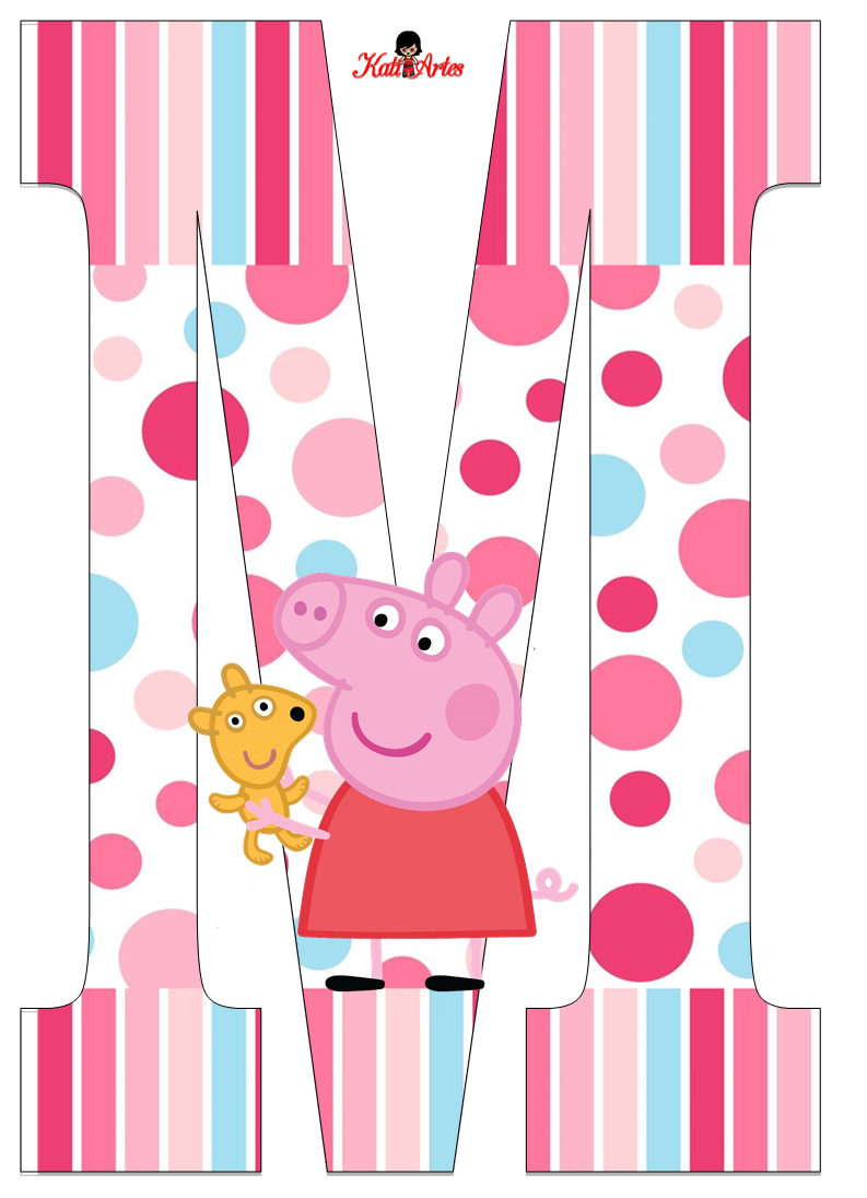 Alfabeto de Peppa Pig con Perrito. | Oh my Alfabetos!