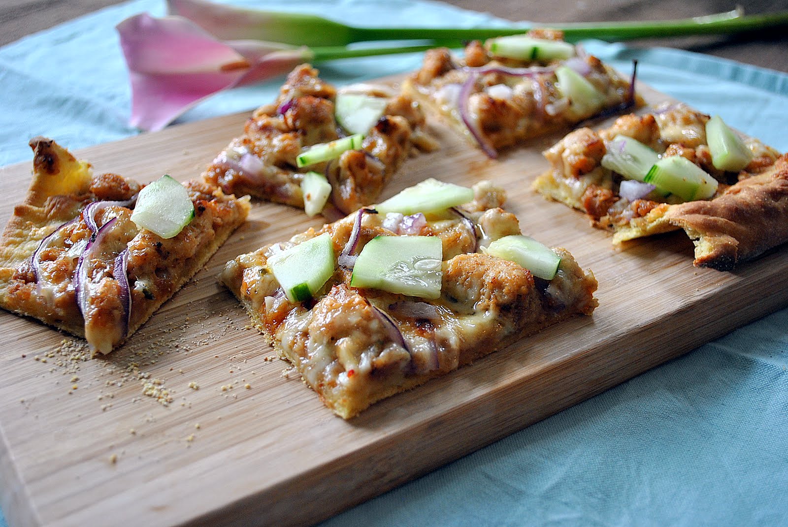 I Just Love My Apron Chicken Satay Pizza and the Winner