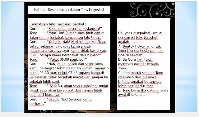 POWERPOINT SOAL MENENTUKAN ISI TERSIRAT TEKS NONSASTRA