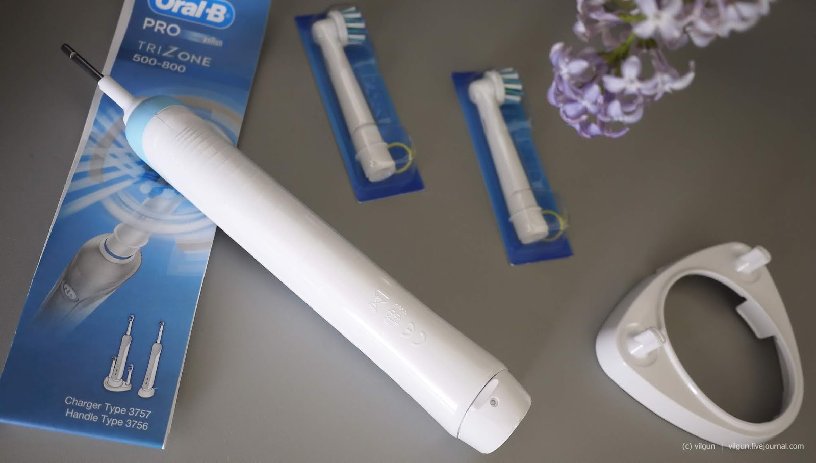 Тест-обзор | электрическая зубная щетка Braun Oral-B PRO 570 CROSS ACTION 