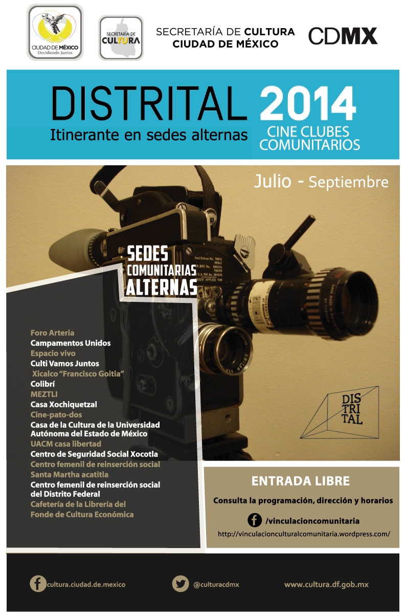 “Verano y Cine: Festival Distrital en Cine Clubes Comunitarios”