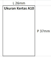 kertas A10 kertas A10