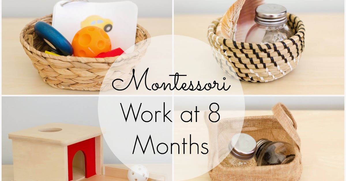 Montessori Work Shelves at 8 Months