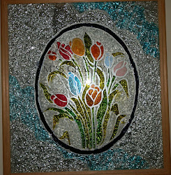 glass stained painting flowers paints patterns using flower pattern outline craft wall foil paper materials modern panting