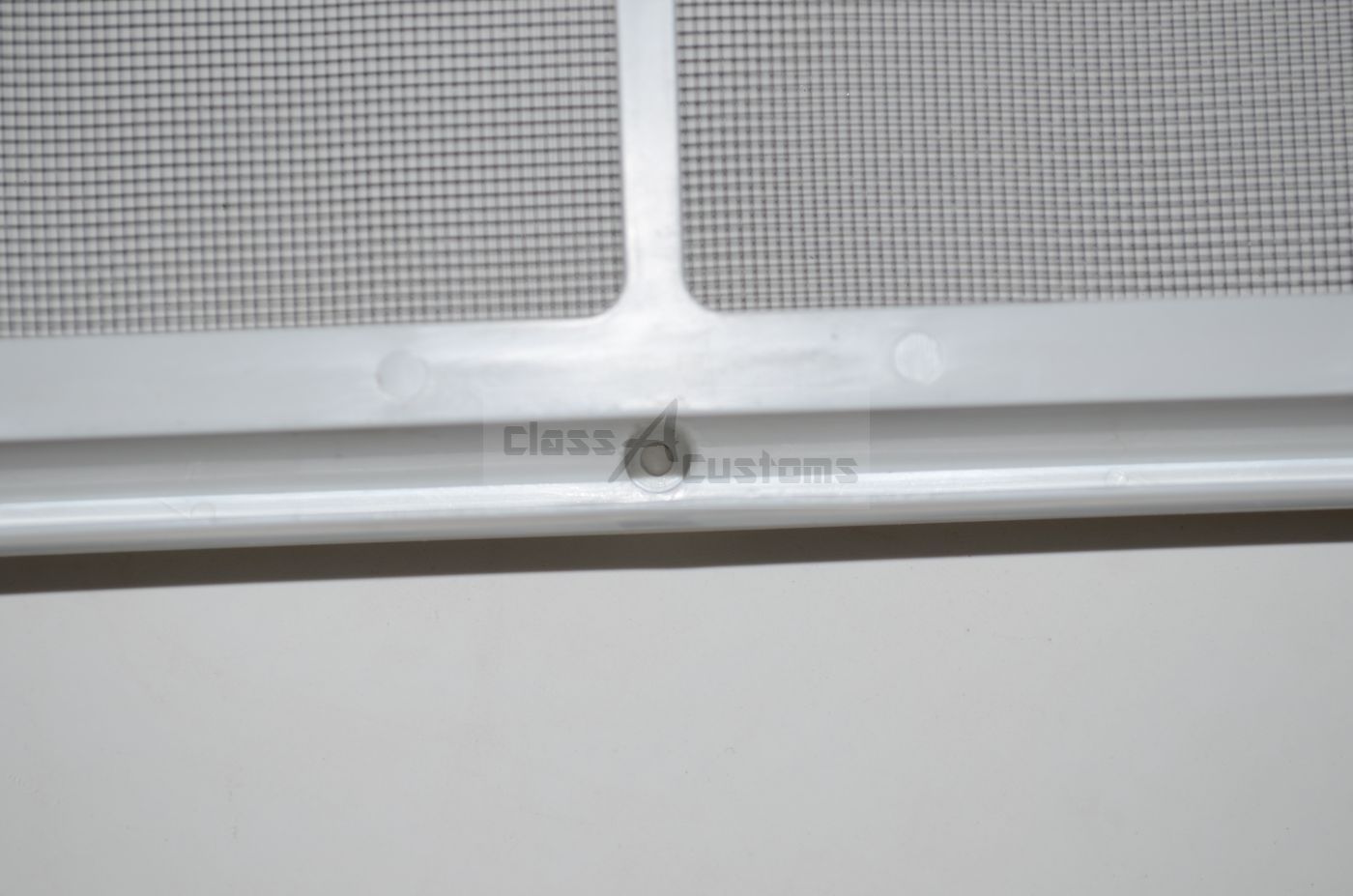 Class A Customs 14" RV Roof Vent Replacement Screen Frame White