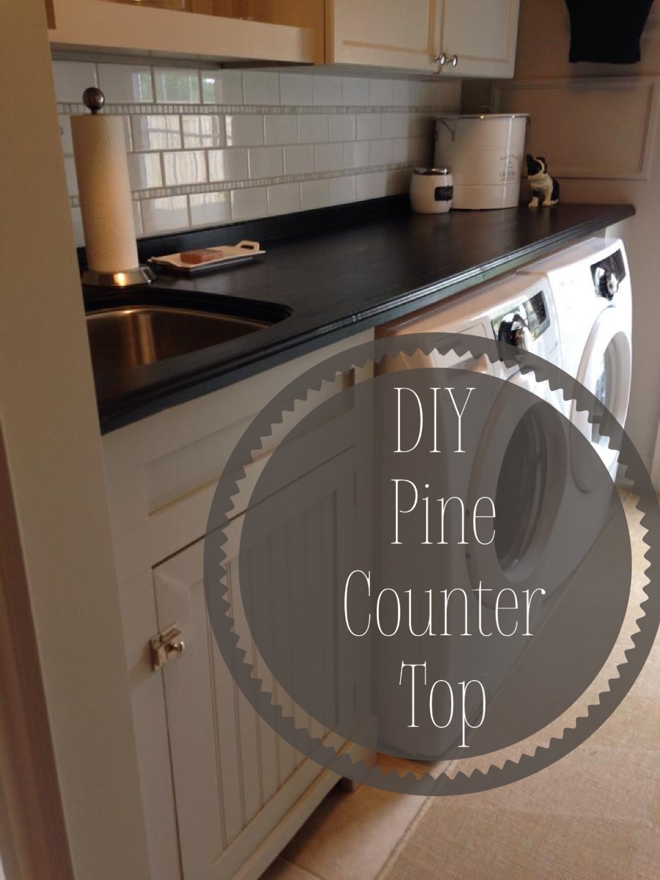 White Wood How I Built A Diy Wood Counter Top