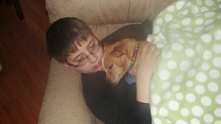 A boy and his best friend.