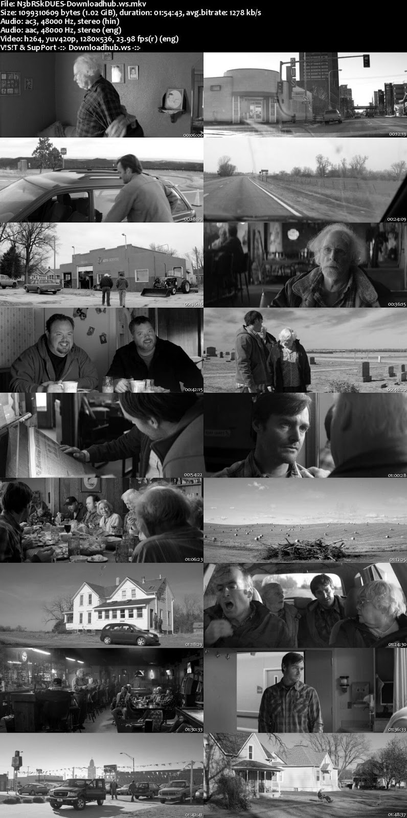 Nebraska 2013 Hindi Dual Audio 720p BluRay Free Download