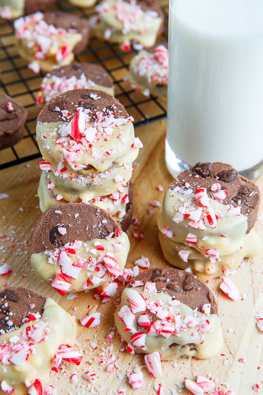 Peppermint Triple Chocolate Shortbread Peppermint Triple Chocolate Shortbread
