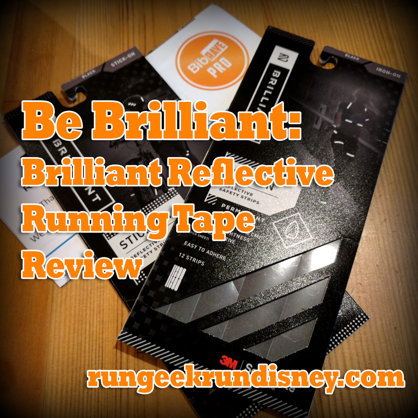 Be Brilliant Brilliant Reflective Running Tapes Review BibRavePro
