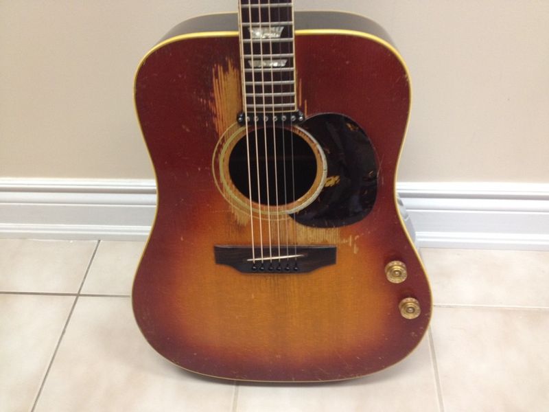 Canadian Vintage Guitar Hunt Early 70's GIBSON J160E Acoustic Guitar
