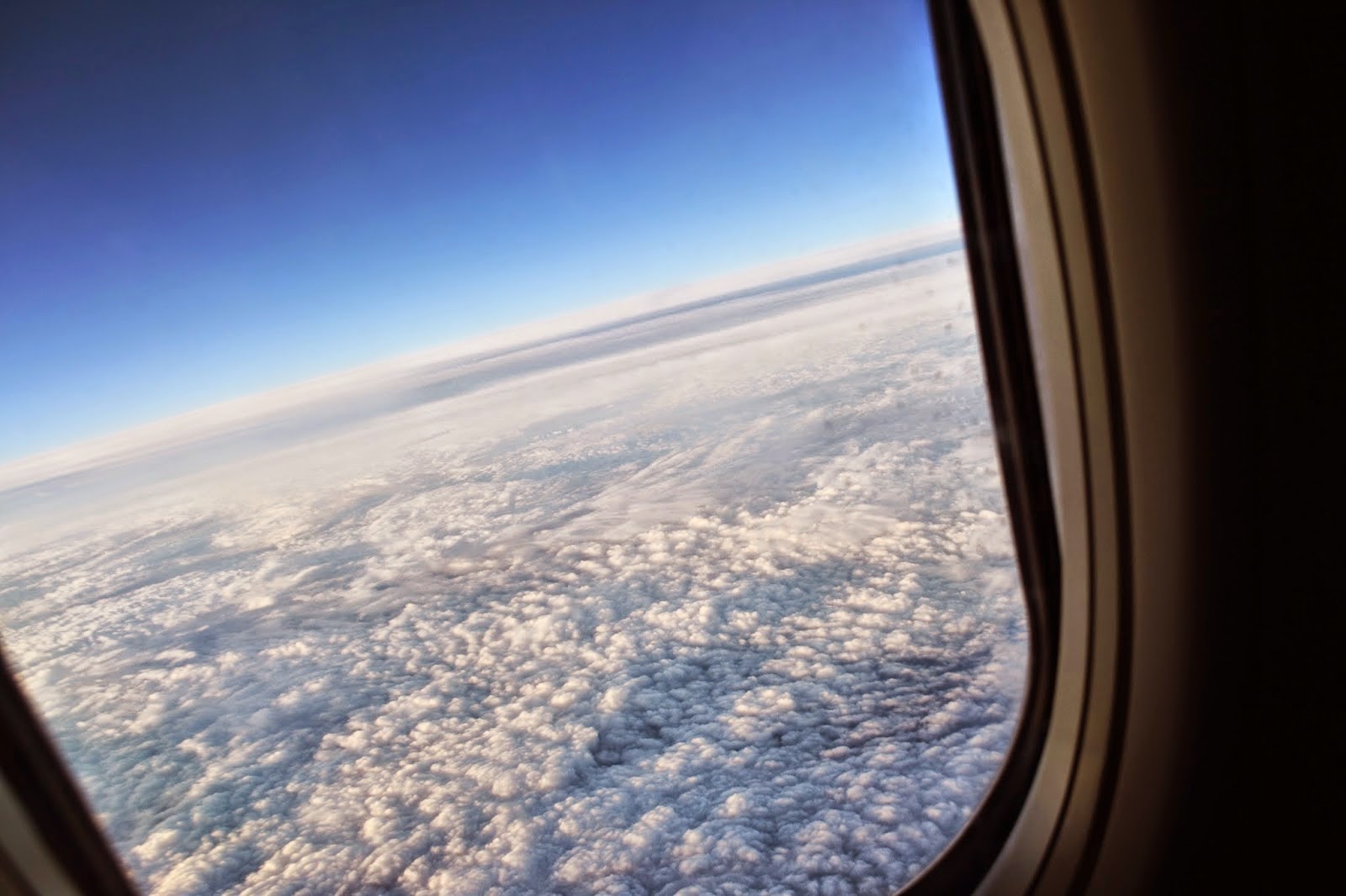GRACEBEE MY GUIDE TO TURKEY PHOTO 1 Looking out my airplane window at the clouds below on my way to turkey