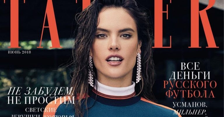Celebrity Wetlook Archive: Alessandra Ambrosio Tatler Magazine