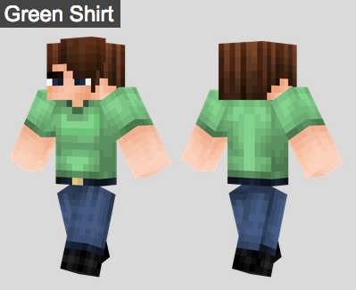 15. Green Shirt Skin