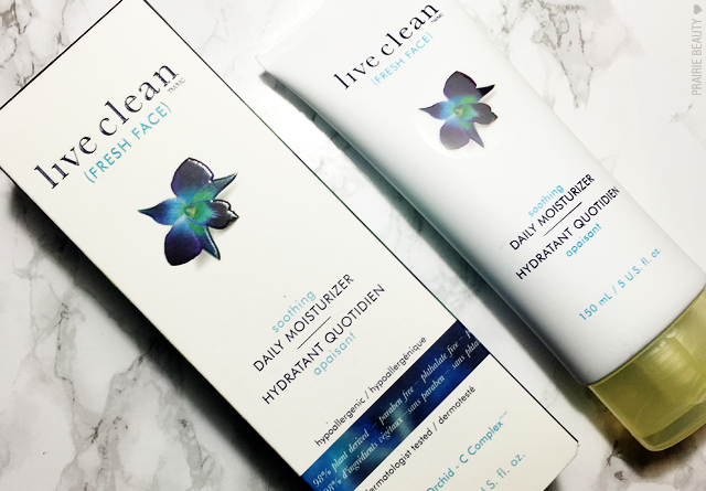 live clean face moisturizer