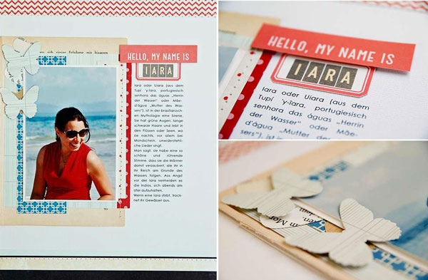 Projekt ICH | Scrapbook Album über mich | www.danipeuss.de