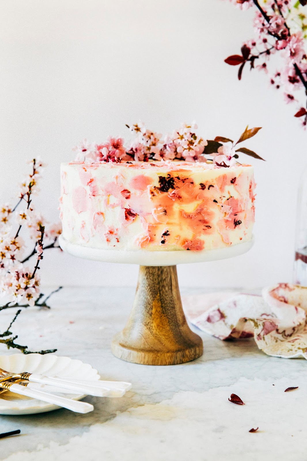 cherry blossom cake hummingbird high a desserts and baking blog
