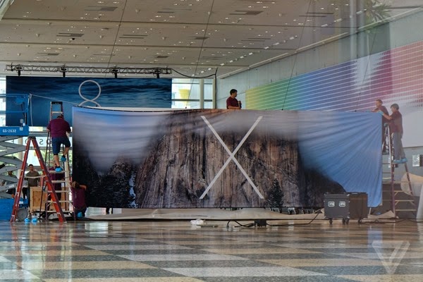 Apple OS X 10.10 Yosemite Logo and Banner Pictures