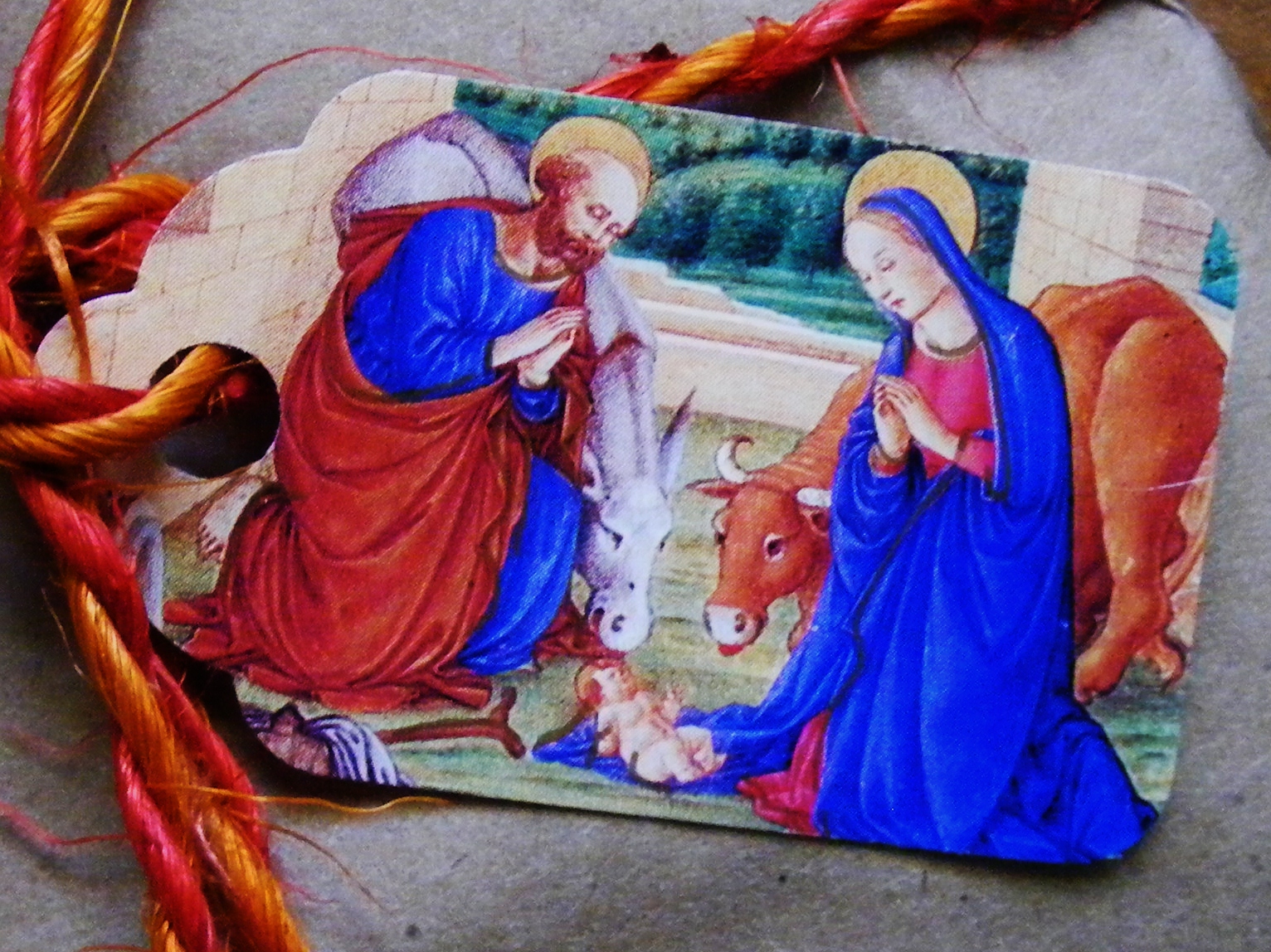 Gift Tags Out of Old Christmas Cards