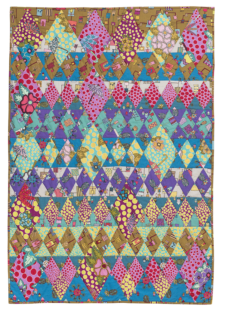 Quilt Inspiration Free pattern day Thousand Pyramids quilts