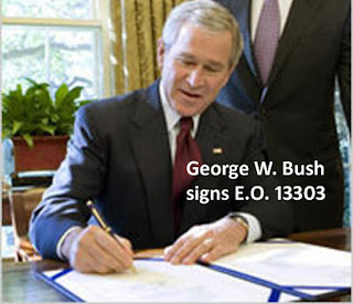  "Executive Order 13303" by C40 =  5/13/17 Bush-signs-EO