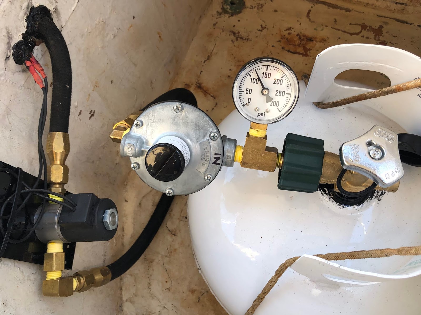 Peregrine Charters New Stove and Propane Delivery System