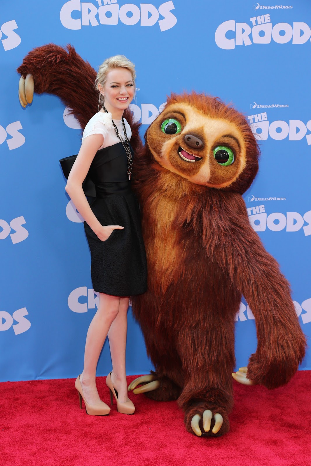 Emma Stone attended The Croods premiere in New York