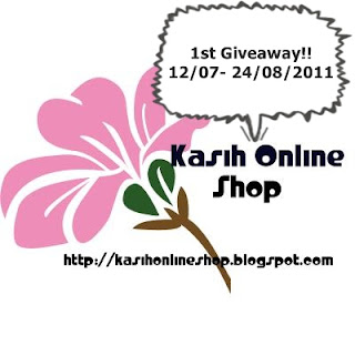 KASIH ONLINE SHOP 1st GIVEAWAY!!!