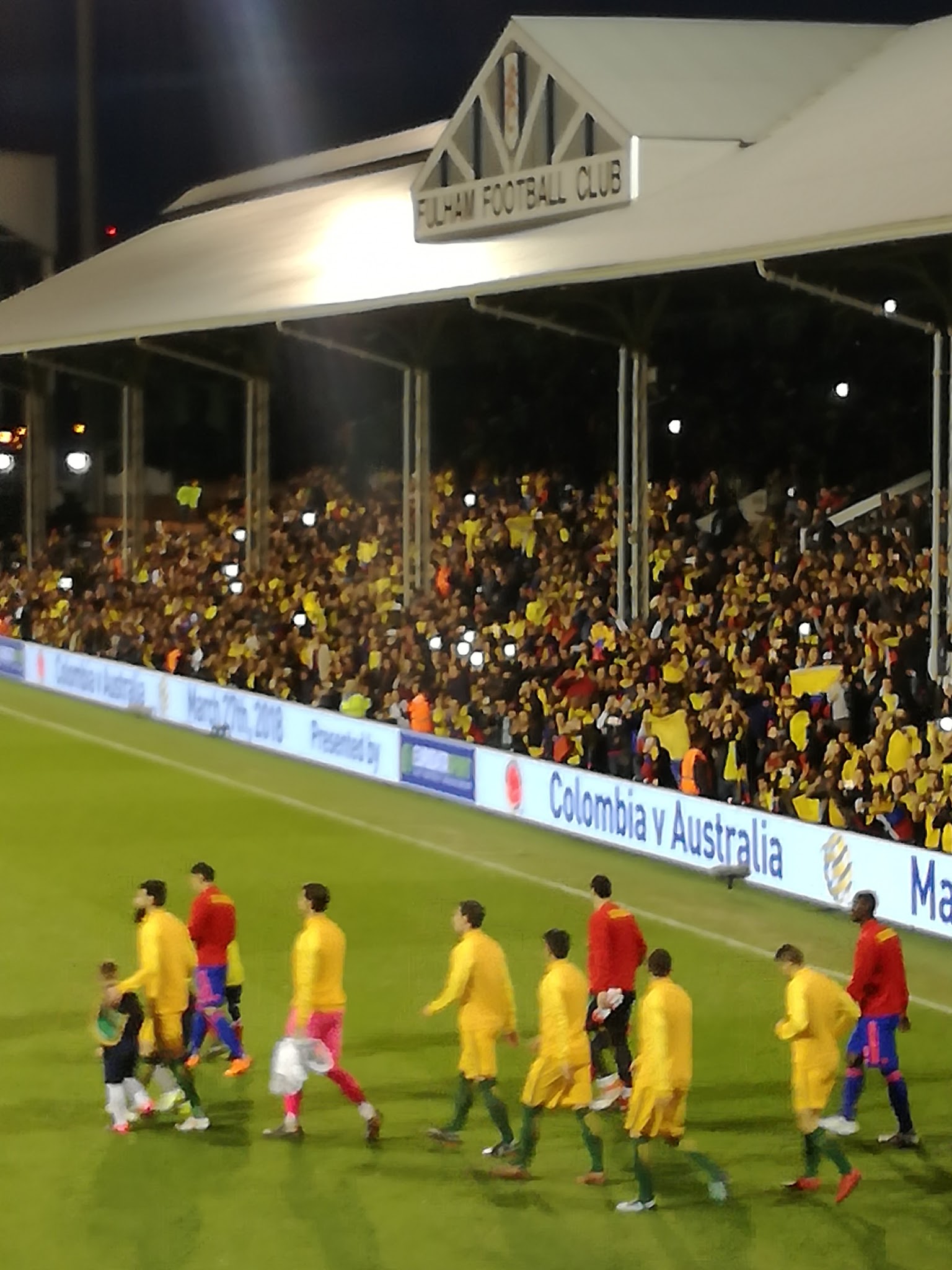 Australia v Colombia