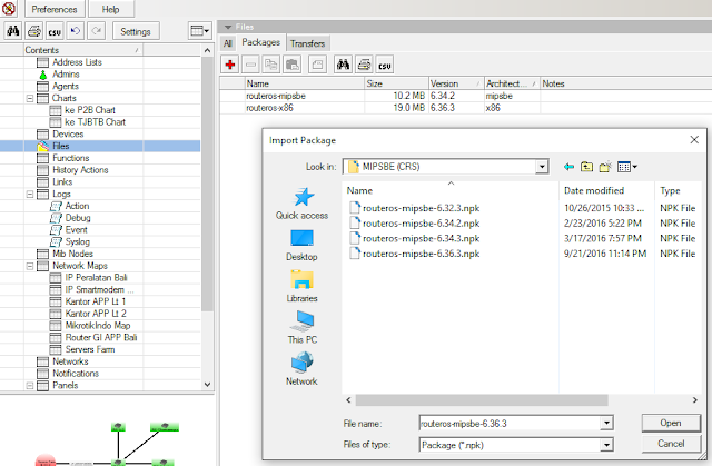 Cara Upgrade Mikrotik Masal (Mass Upgrade) Menggunakan The Dude