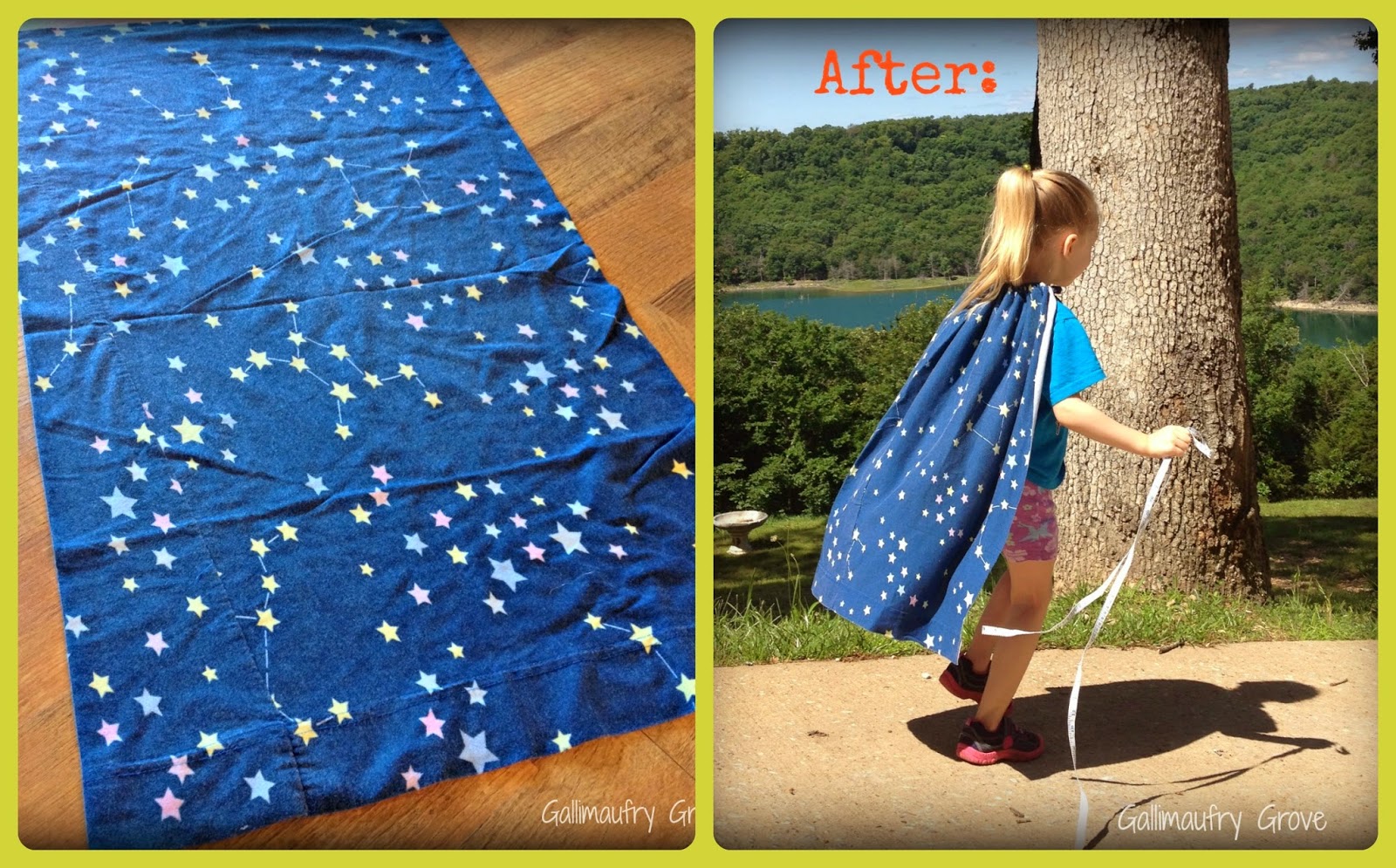 From Pillow Case to SuperHero in about 20 minutes!