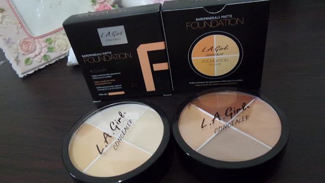 L.A GIRL CONCEALER 4in1 LA GIRL CONTOUR L.A GIRL CONCEALER 4in1 LA GIRL CONTOUR