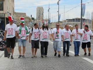 Hungary fans at Euro 2016.