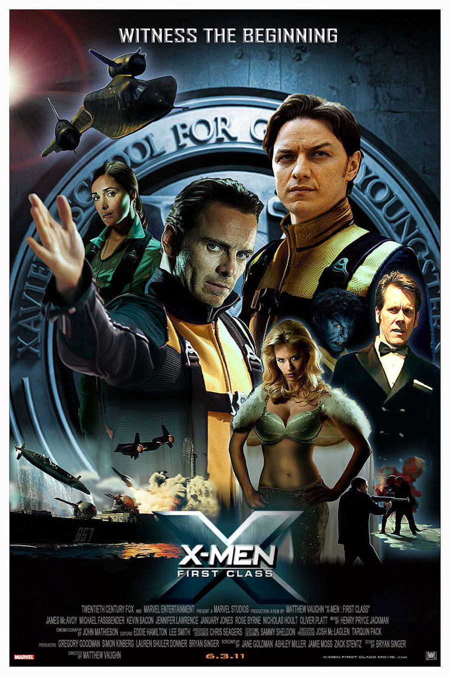 Movie Notebook XMen First Class (2011)