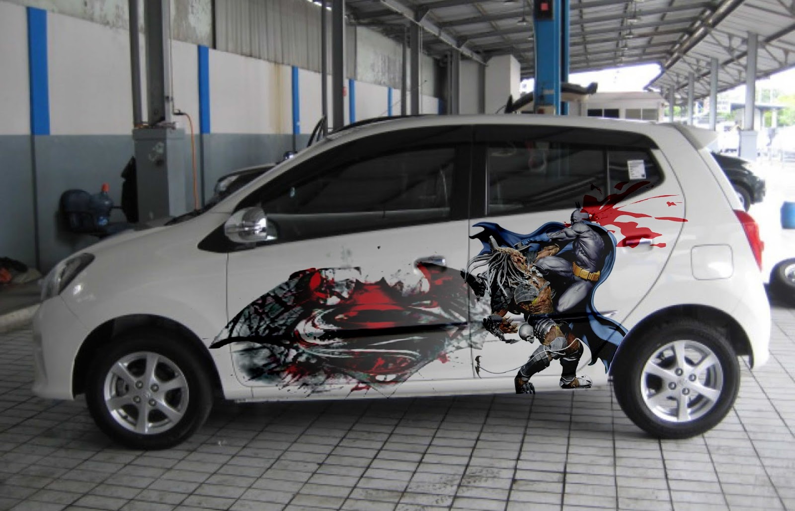 Top Contoh Cutting Sticker Mobil Honda Brio Terbaru Modifotto