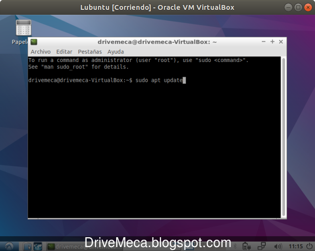 Ejecutamos comandos apt para actualizar Ejecutamos comandos apt para actualizar