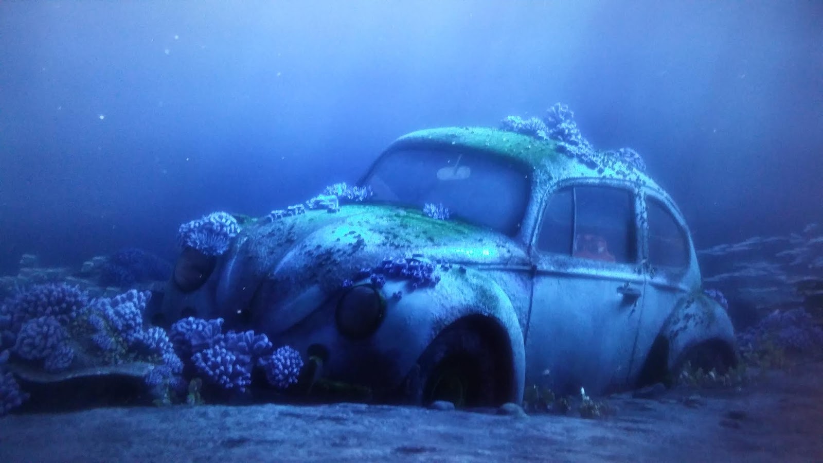 Just A Car Guy Herbie the love bug is in the credits of Finding Dory