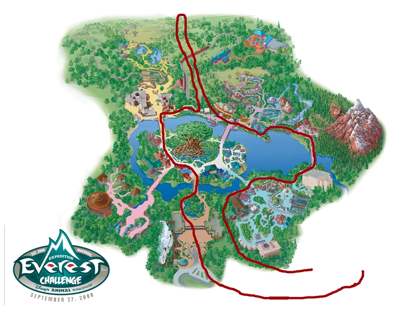 Trams disney monorails tram parking monorail spotted seems getting months few wdw stripes Race reports, medals, and more: Expedition Everest Challenge 2008 & 2009