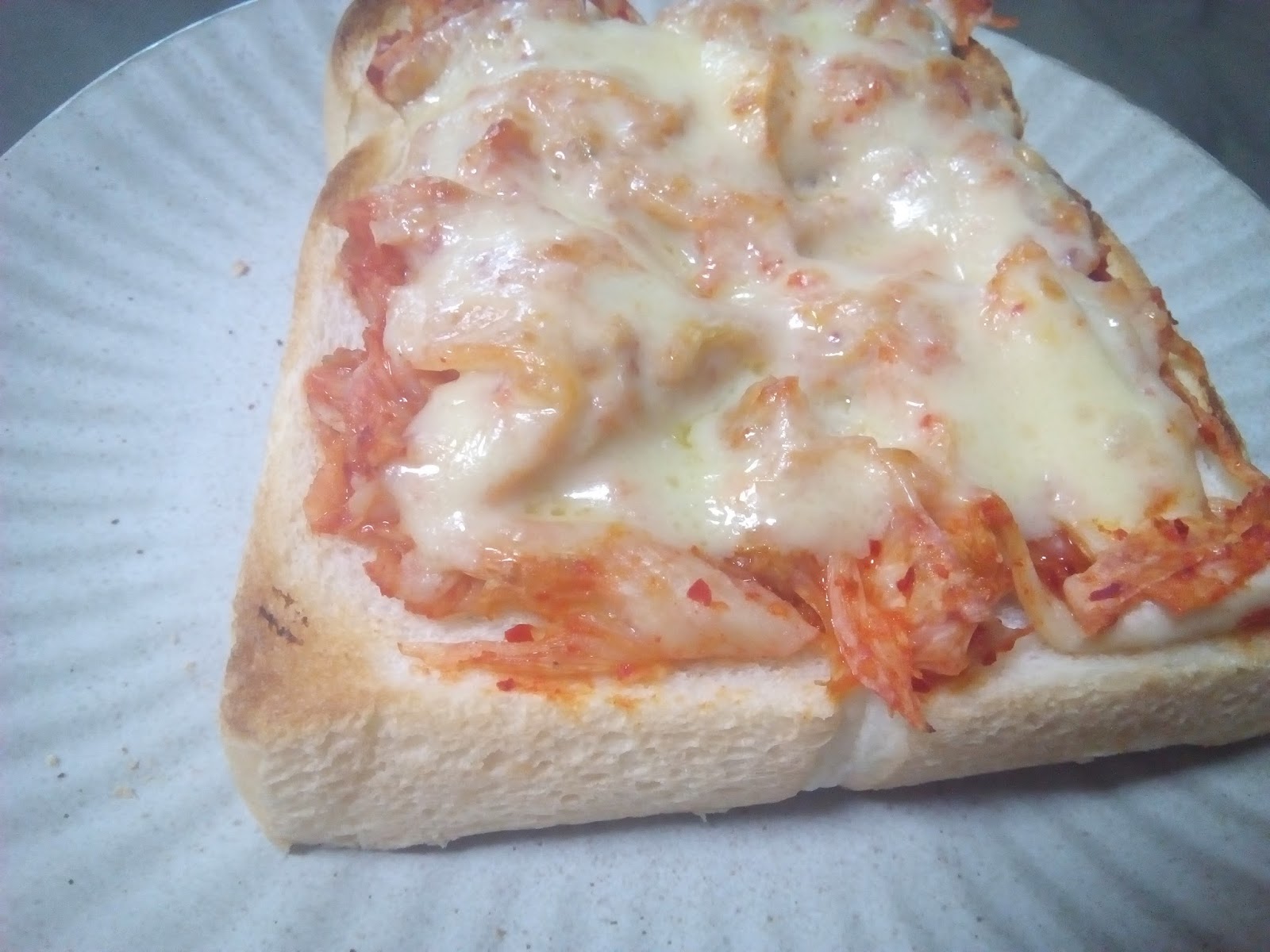 すごく簡単に作れる キムチトースト とりあえず料理してみよっか