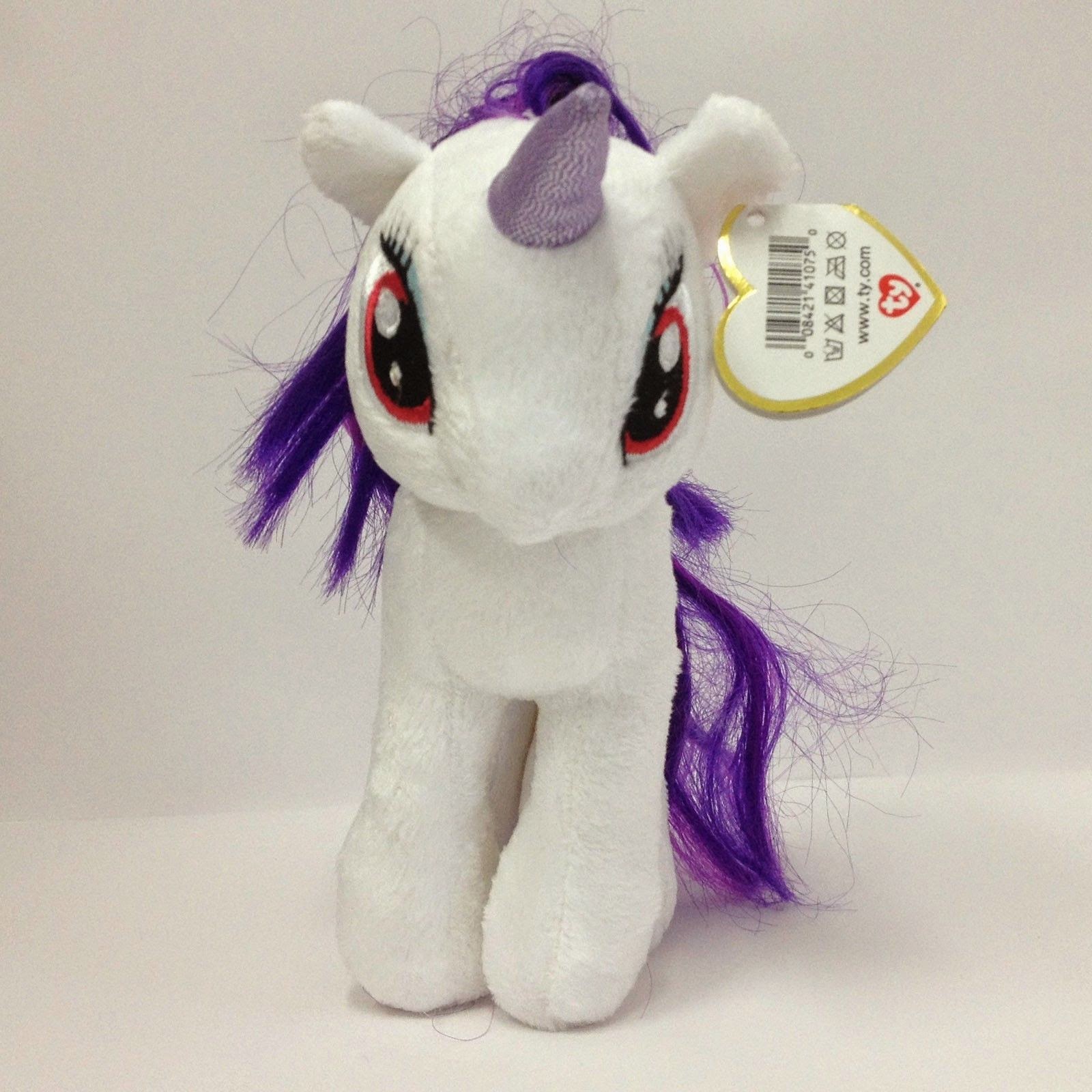 Rarity Ty Beanie with Red Eyes