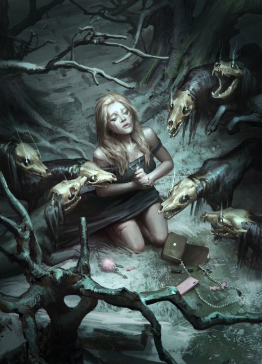 As sombrias ilustrações de fantasia, ficção científica e terror de Daria Rashev Daria Rashev artstation arte ilustrações fantasia ficção científica terror sombrio games