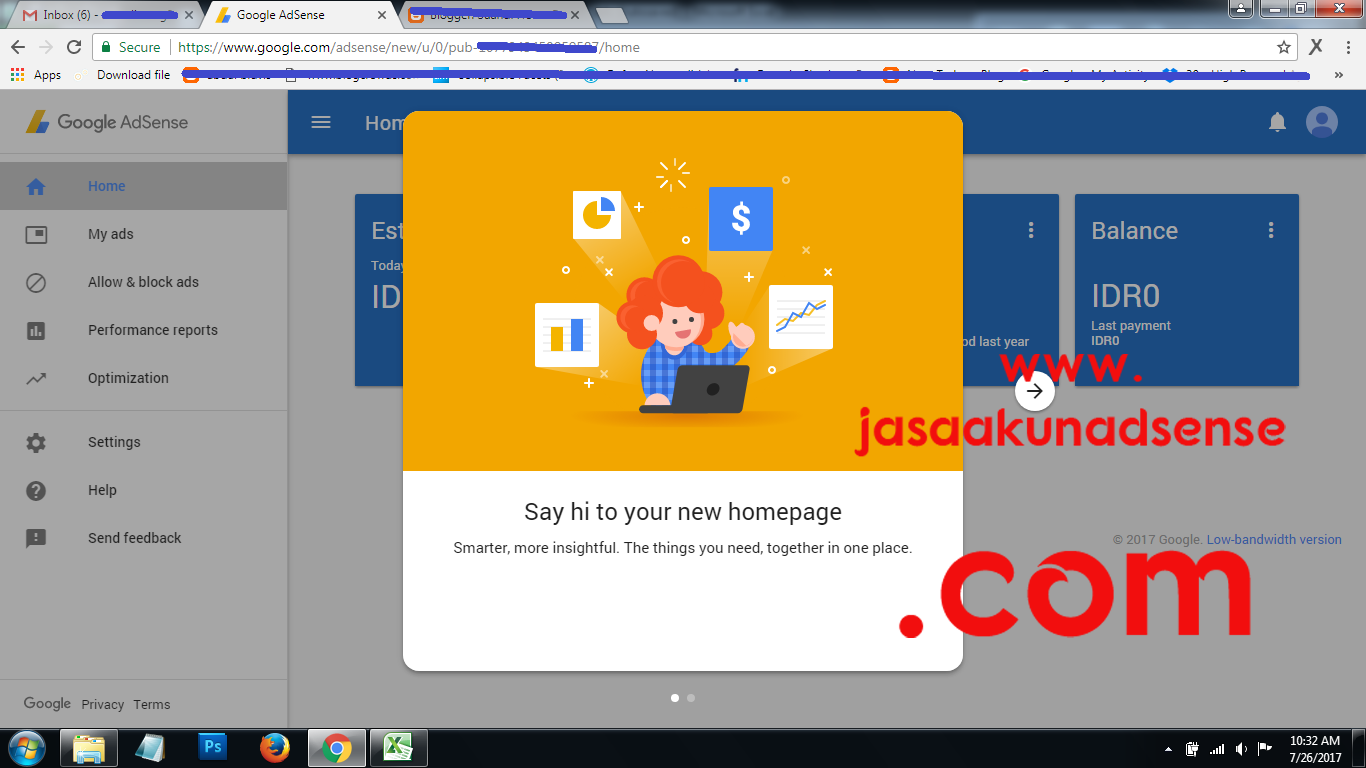 Jasa Adsense http://www.programcara.com/2016/12/jasa-pembuatan-akun-adsense-hosted-dan.html