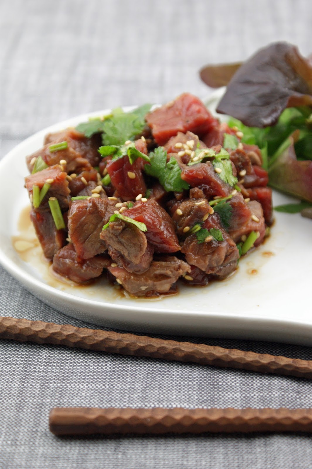 Afternoon Tea: Boeuf mariné façon Thaï * recette légère