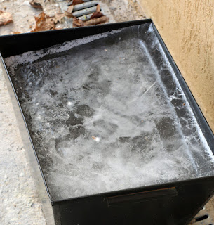 Solid ice still Solid ice still