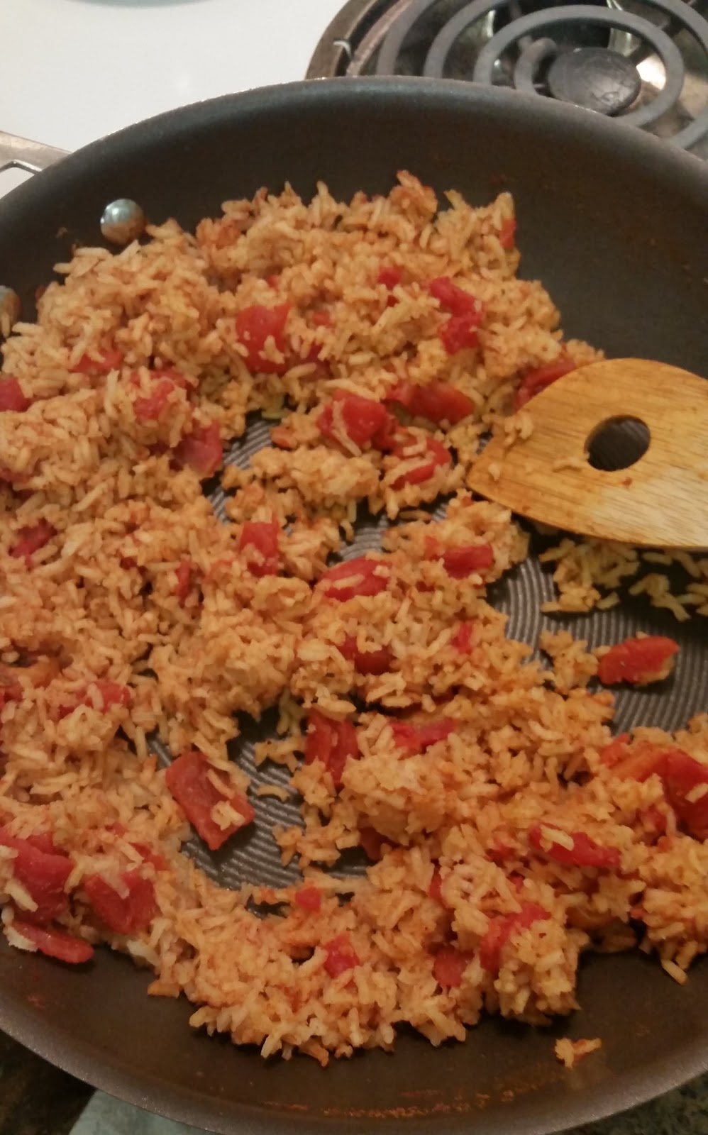 Doodled Curls Stove Top Mexican Rice